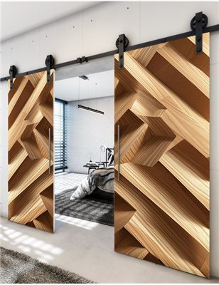 Holzschiebetür Barn-Line - Holzkunst Model 3025