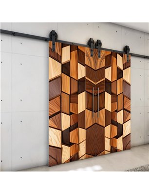 Holzschiebetür Barn-Line - Holzkunst  Model 3059-3