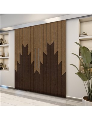 Holzschiebetür Eco-Line - Holz-Mix  Model 3039-2