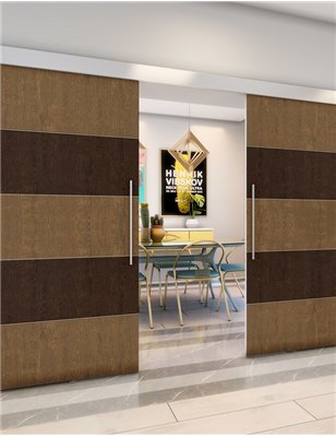 Holzschiebetür Eco-Line - Holz-Mix Model 3066