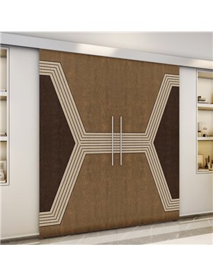 Holzschiebetür Eco-Line - Holz-Mix  Model 3079-3