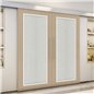 Holzschiebetür Eco-Line - Eiche und Weiss Model 3005 Holzschiebetür Eco-Line - Eiche und Weiss Model 3005