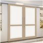 Holzschiebetür Eco-Line - Eiche und Weiss Model 3023 Holzschiebetür Eco-Line - Eiche und Weiss Model 3023