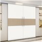 Holzschiebetür Eco-Line - Eiche und Weiss Model 3032 Holzschiebetür Eco-Line - Eiche und Weiss Model 3032