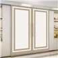 Holzschiebetür Eco-Line - Eiche und Weiss Model 3041 Holzschiebetür Eco-Line - Eiche und Weiss Model 3041