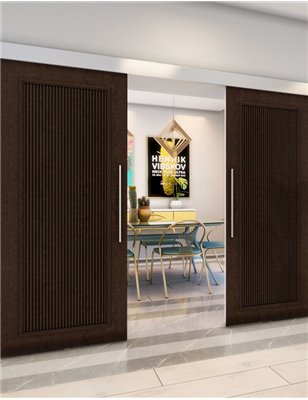 Holzschiebetür Eco-Line - Wenge Model 3005