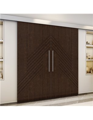 Holzschiebetür Eco-Line - Wenge  Model 3019-3
