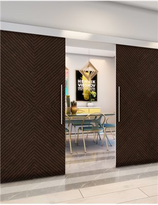 Holzschiebetür Eco-Line - Wenge Model 3047