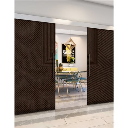 Holzschiebetür Eco-Line - Wenge Model 3058
