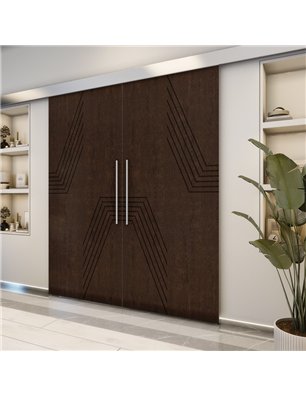 Holzschiebetür Eco-Line - Wenge  Model 3060-2