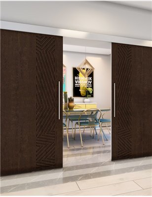 Holzschiebetür Eco-Line - Wenge Model 3070