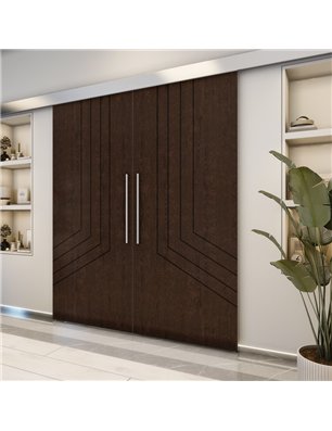 Holzschiebetür Eco-Line - Wenge  Model 3073-2