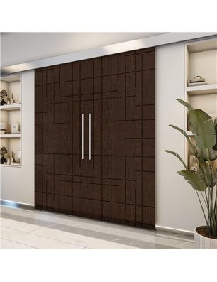 Holzschiebetür Eco-Line - Wenge  Model 3087-2