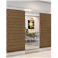 Holzschiebetür Eco-Line - Nussbaum Model 3007 Holzschiebetür Eco-Line - Nussbaum Model 3007