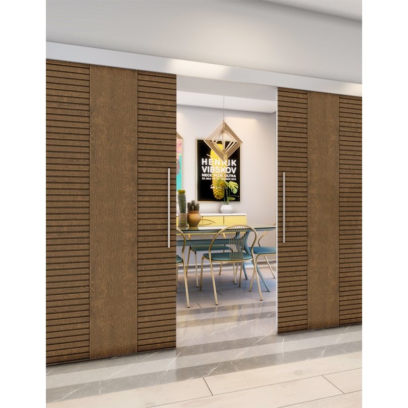 Holzschiebetür Eco-Line - Nussbaum Model 3013 Holzschiebetür Eco-Line - Nussbaum Model 3013