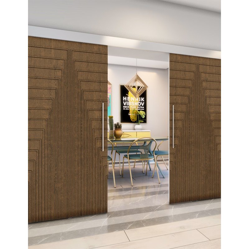 Holzschiebetür Eco-Line - Nussbaum Model 3053 Holzschiebetür Eco-Line - Nussbaum Model 3053