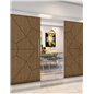 Holzschiebetür Eco-Line - Nussbaum Model 3075 Holzschiebetür Eco-Line - Nussbaum Model 3075