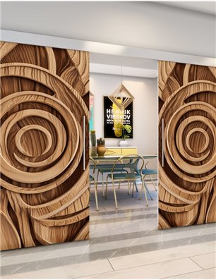 Holzschiebetür Eco-Line - Holzkunst  Model 3004