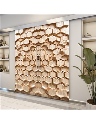 Holzschiebetür Eco-Line - Holzkunst  Model 3006-2