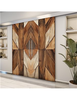 Holzschiebetür Eco-Line - Holzkunst  Model 3048-2