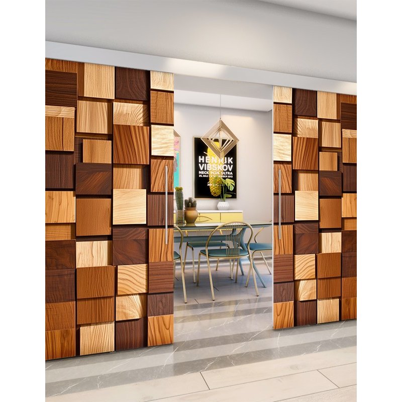 Holzschiebetür Eco-Line - Holzkunst Model 3061 Holzschiebetür Eco-Line - Holzkunst Model 3061