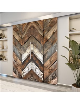 Holzschiebetür Eco-Line - Holzkunst  Model 3062-2