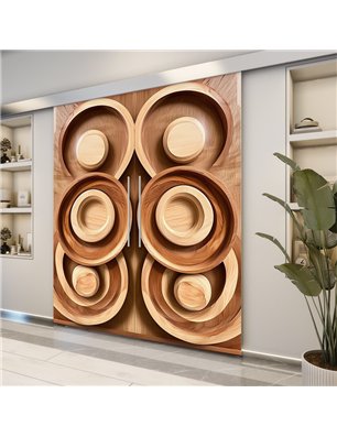 Holzschiebetür Eco-Line - Holzkunst  Model 3070-2