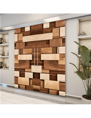 Holzschiebetür Eco-Line - Holzkunst  Model 3071-2