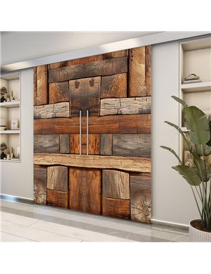 Holzschiebetür Eco-Line - Holzkunst  Model 3073-2