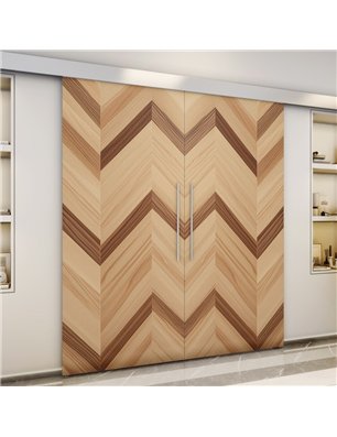 Holzschiebetür Eco-Line - Holzkunst  Model 3074-3