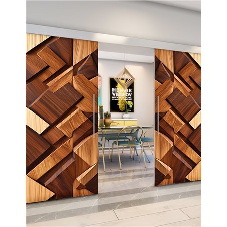 Holzschiebetür Eco-Line - Holzkunst Model 3075