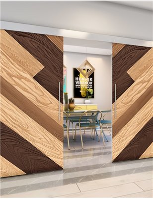 Holzschiebetür Eco-Line - Holzkunst Model 3098