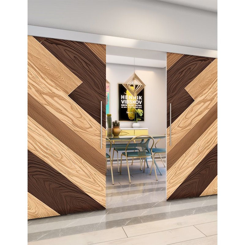 Holzschiebetür Eco-Line - Holzkunst Model 3098 Holzschiebetür Eco-Line - Holzkunst Model 3098