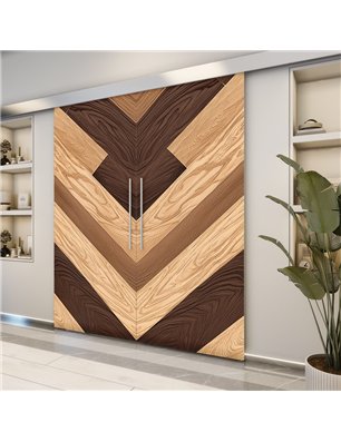 Holzschiebetür Eco-Line - Holzkunst  Model 3098-2