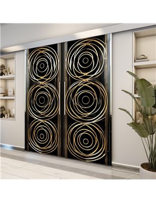 Holzschiebetür Eco-Line - Geometrie  Model 3008-2