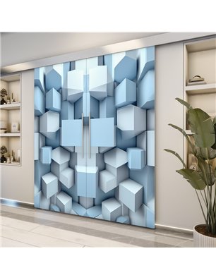 Holzschiebetür Eco-Line - Geometrie  Model 3009-2