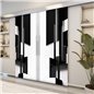 Holzschiebetür Eco-Line - Geometrie Model 3028 Holzschiebetür Eco-Line - Geometrie Model 3028