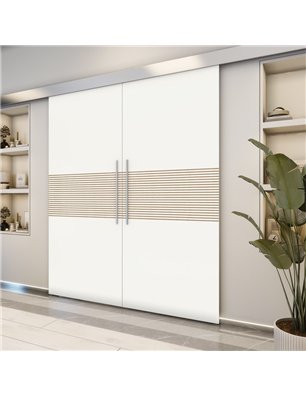Holzschiebetür Eco-Line - Design-Linien  Model 3014-2
