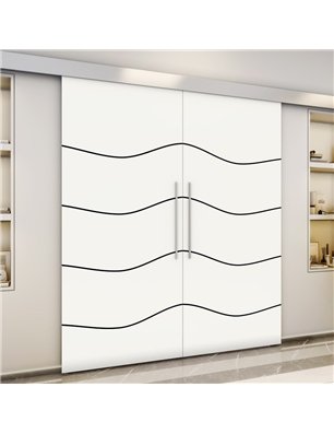 Holzschiebetür Eco-Line - Design-Linien  Model 3061-3