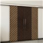 Holzschiebetür Slim-Line - Holz-Mix Model 3024 Holzschiebetür Slim-Line - Holz-Mix Model 3024