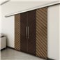 Holzschiebetür Slim-Line - Holz-Mix Model 3024 Holzschiebetür Slim-Line - Holz-Mix Model 3024