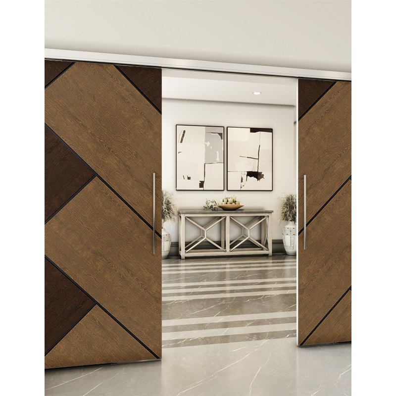 Holzschiebetür Slim-Line - Holz-Mix Model 3026 Holzschiebetür Slim-Line - Holz-Mix Model 3026