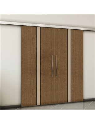 Holzschiebetür Slim-Line - Holz-Mix  Model 3030-2