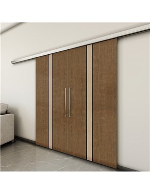 Holzschiebetür Slim-Line - Holz-Mix  Model 3030-3