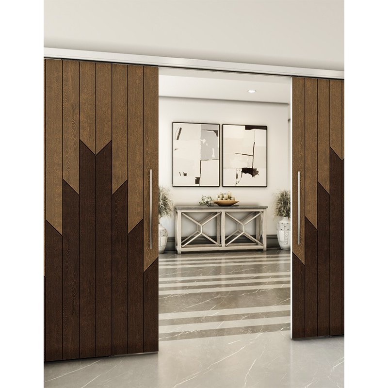 Holzschiebetür Slim-Line - Holz-Mix Model 3039 Holzschiebetür Slim-Line - Holz-Mix Model 3039