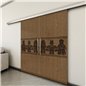 Holzschiebetür Slim-Line - Holz-Mix Model 3063 Holzschiebetür Slim-Line - Holz-Mix Model 3063