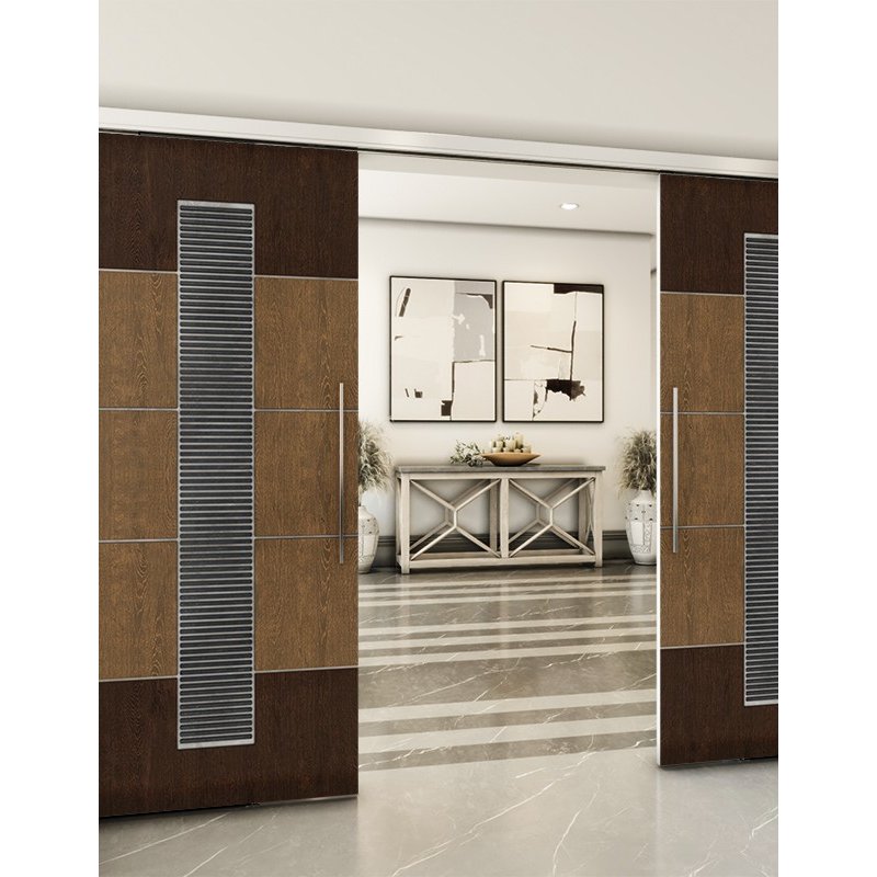 Holzschiebetür Slim-Line - Holz-Mix Model 3067 Holzschiebetür Slim-Line - Holz-Mix Model 3067