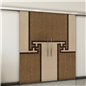 Holzschiebetür Slim-Line - Holz-Mix Model 3071 Holzschiebetür Slim-Line - Holz-Mix Model 3071
