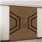 Holzschiebetür Slim-Line - Holz-Mix Model 3072 Holzschiebetür Slim-Line - Holz-Mix Model 3072