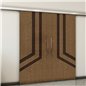 Holzschiebetür Slim-Line - Holz-Mix Model 3073 Holzschiebetür Slim-Line - Holz-Mix Model 3073